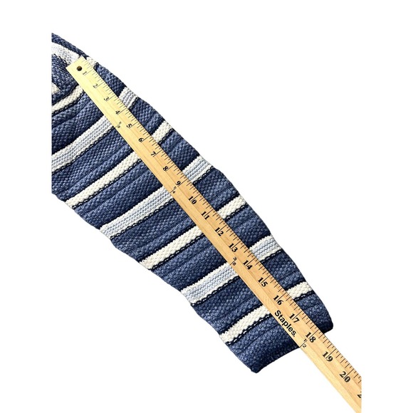 Liz Wear Petites Blue striped Heanly size medium/Large - Picture 7 of 8